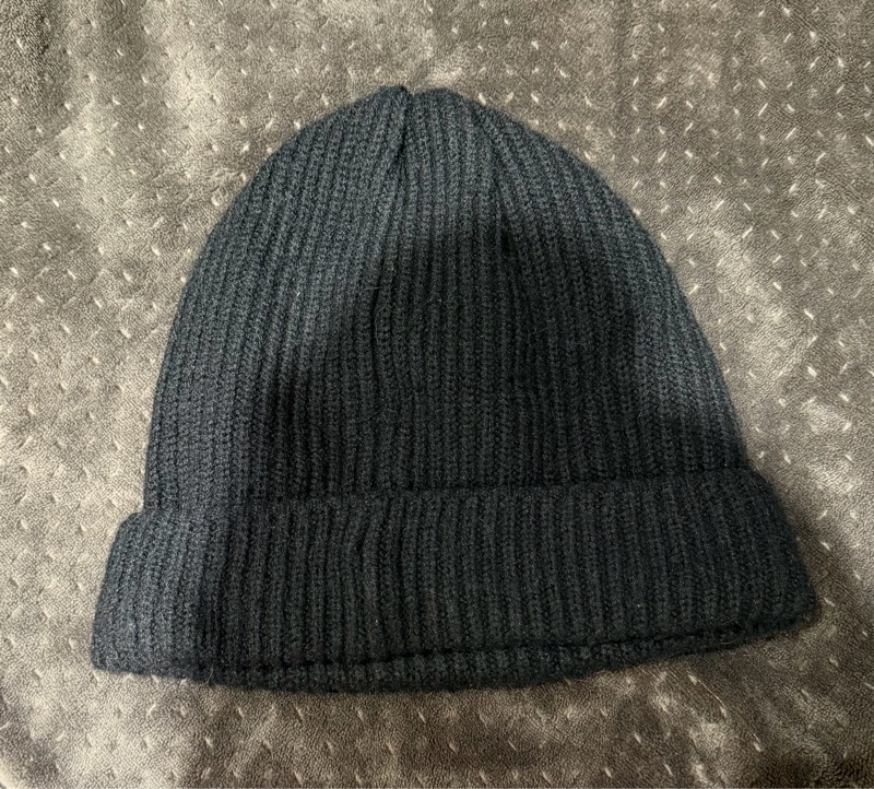 二手 2021 香奈兒 Chanel 珍珠刺繡毛帽 冷帽 針織毛 黑色 孫芸芸同款-1