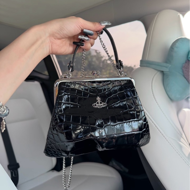 Vivienne Westwood 西太后 鱷魚紋 鏈條包-1