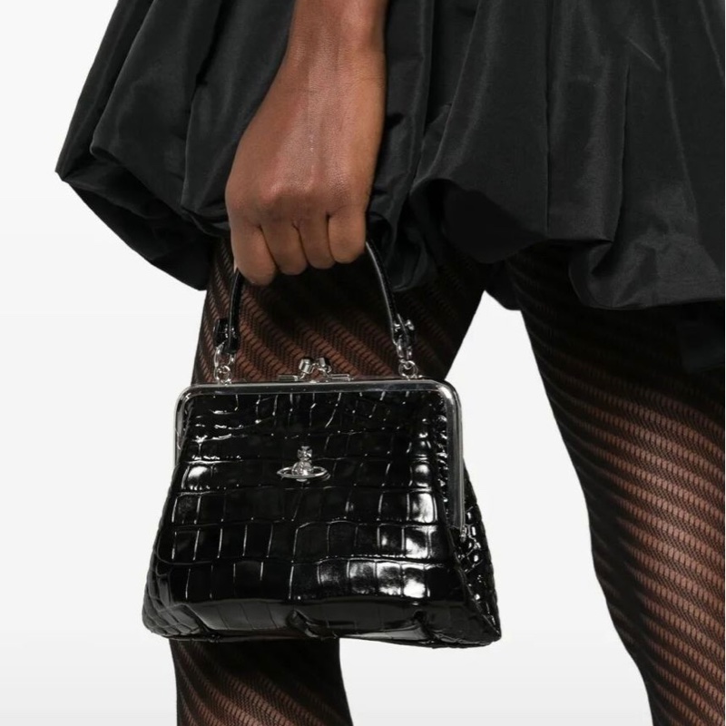 Vivienne Westwood 西太后 鱷魚紋 鏈條包-4