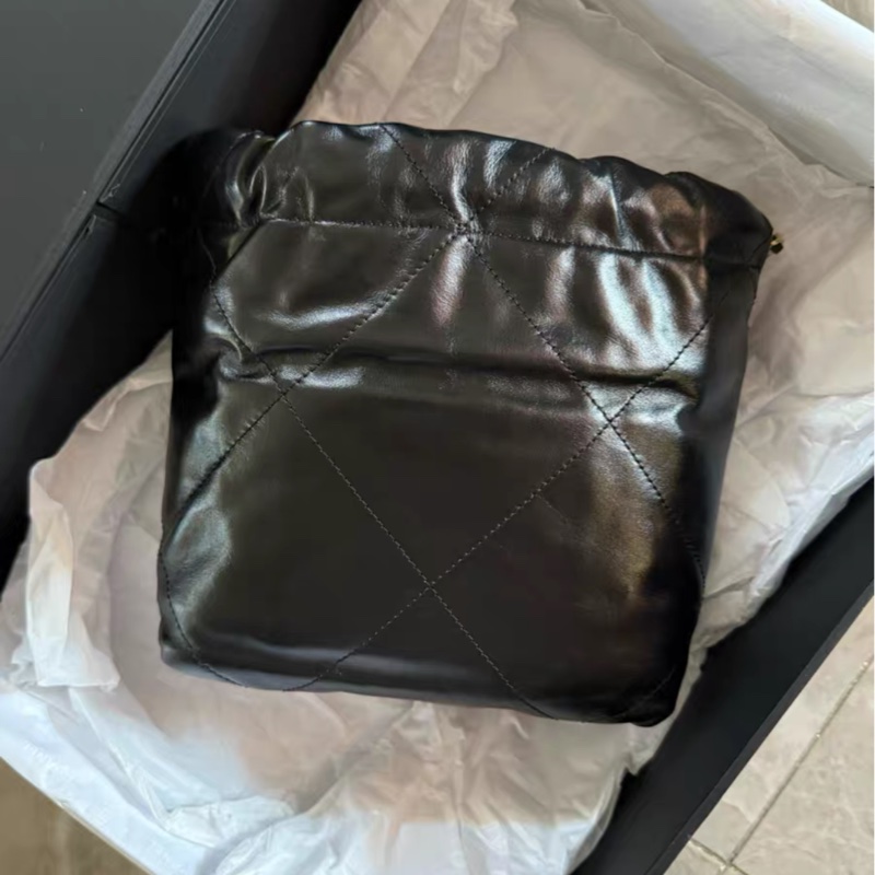 全網最低價 Chanel 22 Bag mini黑金 全新未用-1