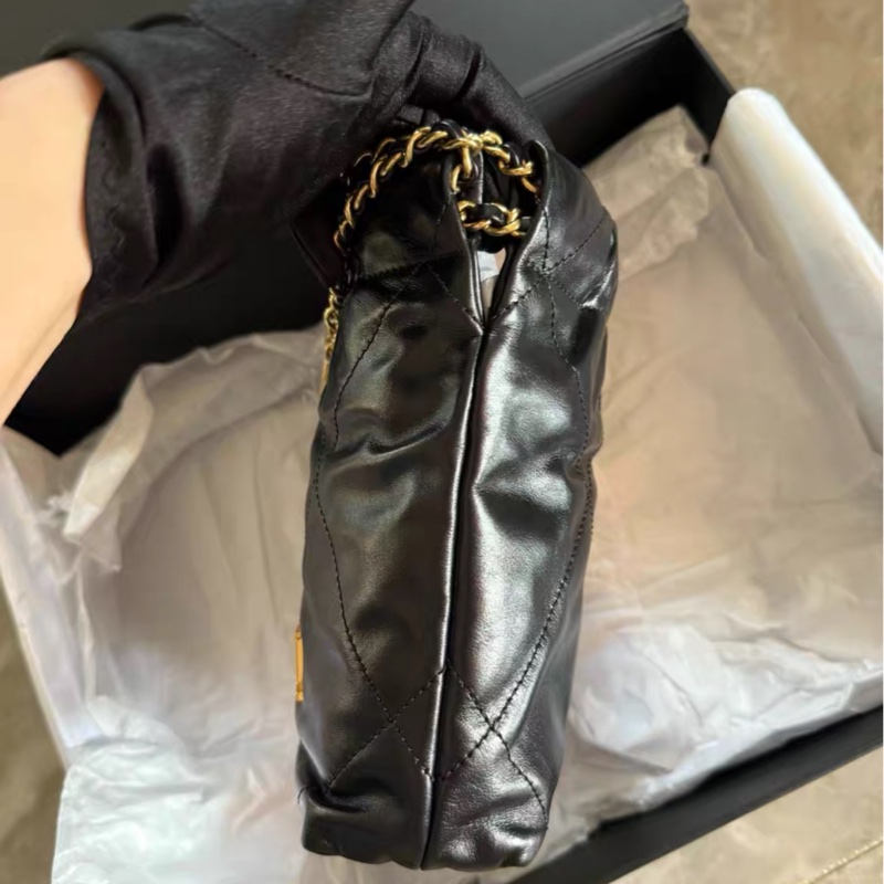 全網最低價 Chanel 22 Bag mini黑金 全新未用-2