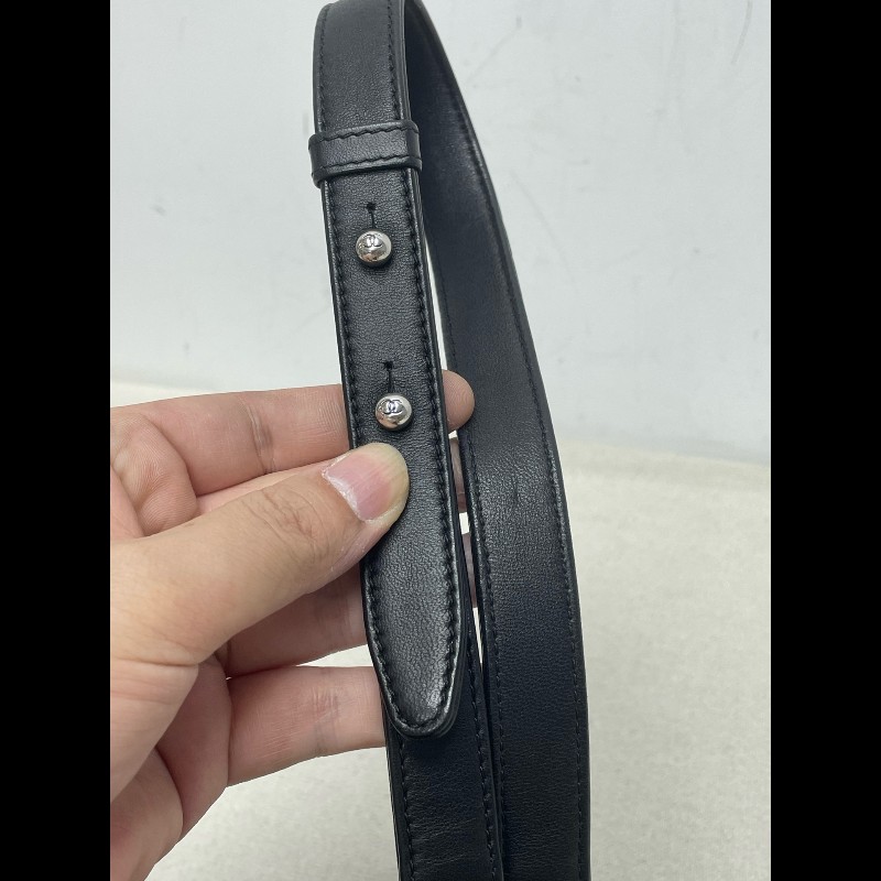 Chanel 黑銀羊皮leboy中號25cm-19