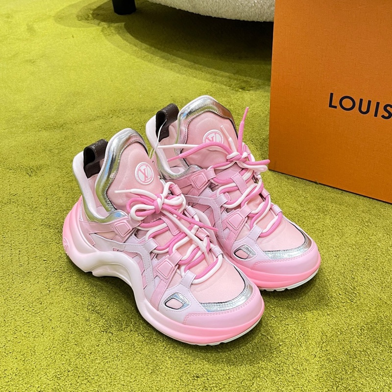 LV Archlight櫻花粉漸變老爹鞋 36碼 99新-0
