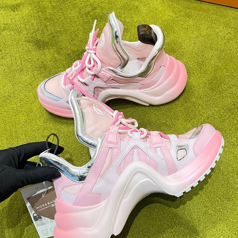 LV Archlight櫻花粉漸變老爹鞋 36碼 99新-4