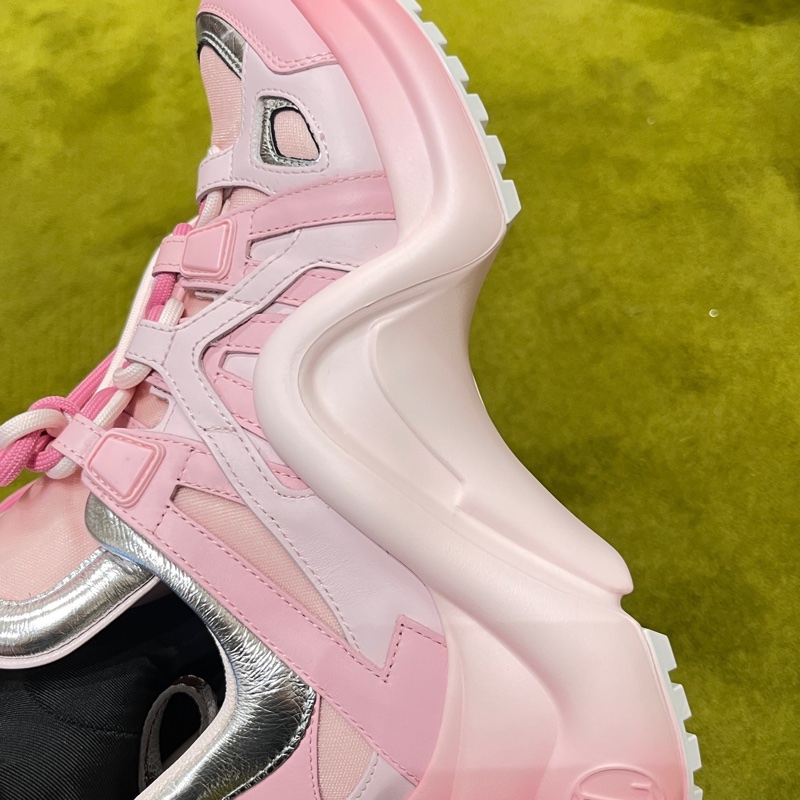 LV Archlight櫻花粉漸變老爹鞋 36碼 99新-6