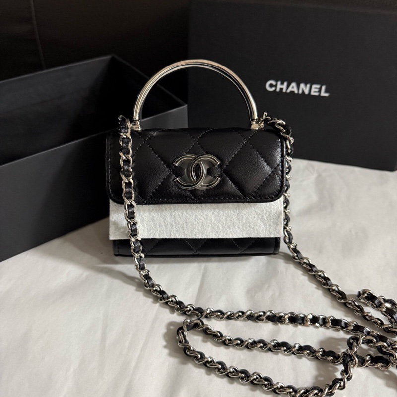 全網最低價 Chanel Mini Kelly 芯片款 全新未用-0