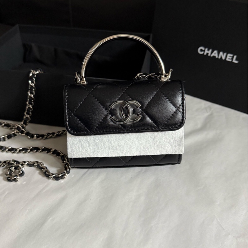 全網最低價 Chanel Mini Kelly 芯片款 全新未用-5