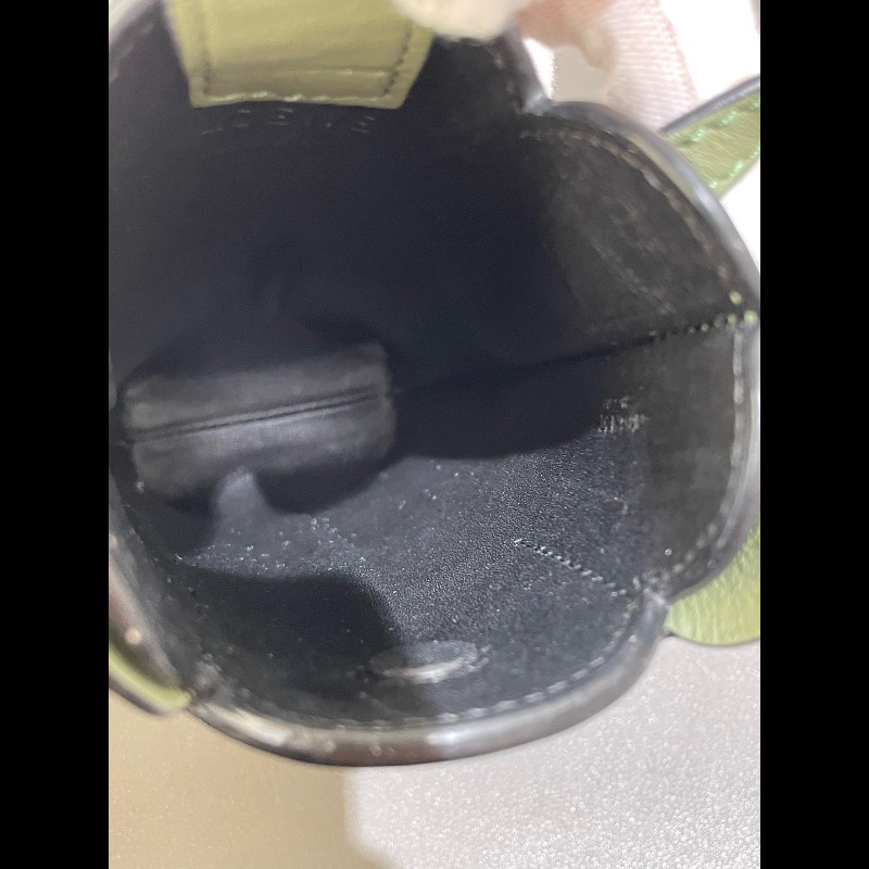 LOEWE 小象造型Anagram綠色 手機包 斜背包-19