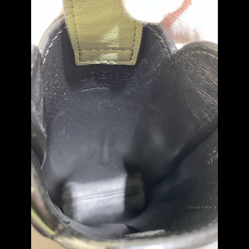 LOEWE 小象造型Anagram綠色 手機包 斜背包-21