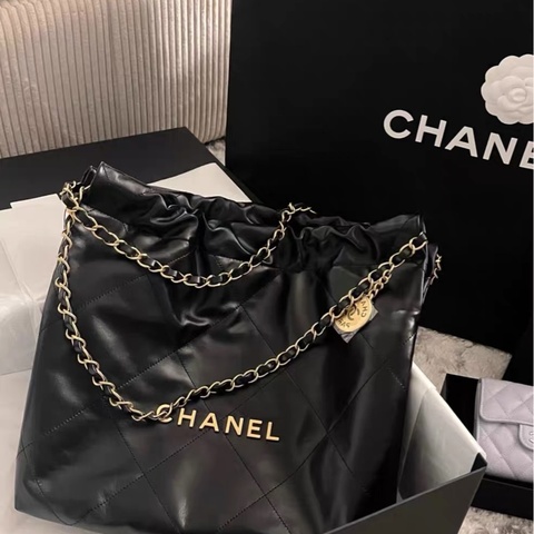 全網最低價 Chanel 22Bag 黑金 全新未用