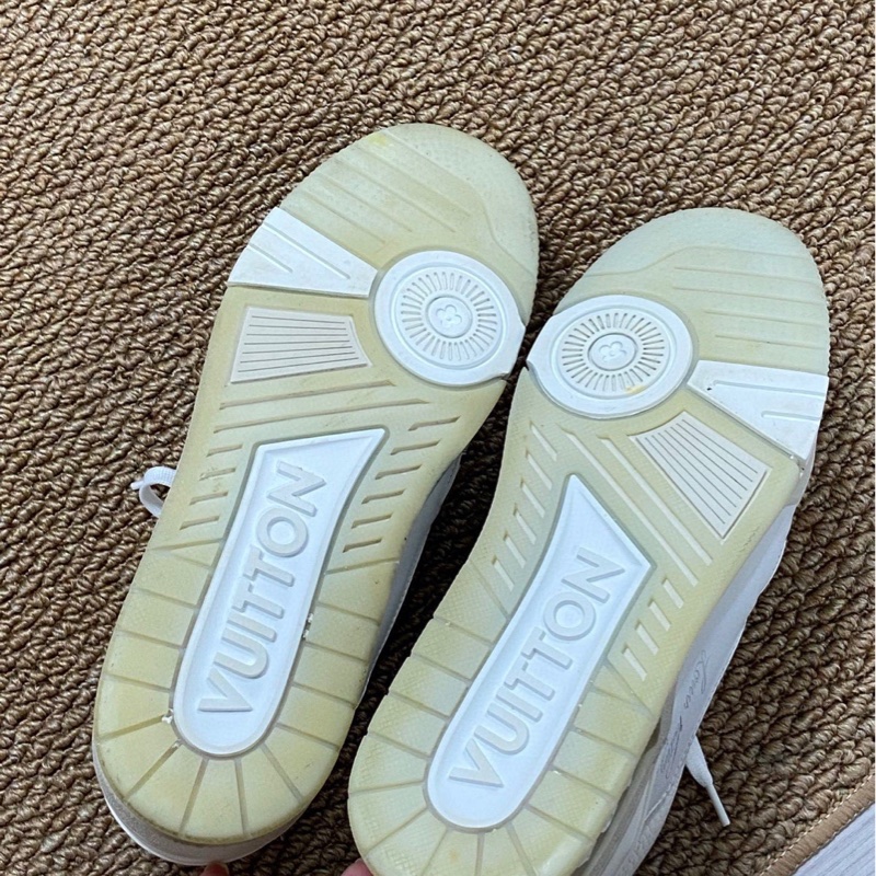 98新LV路易威登Trainer白水泥色休閒鞋運動鞋-3