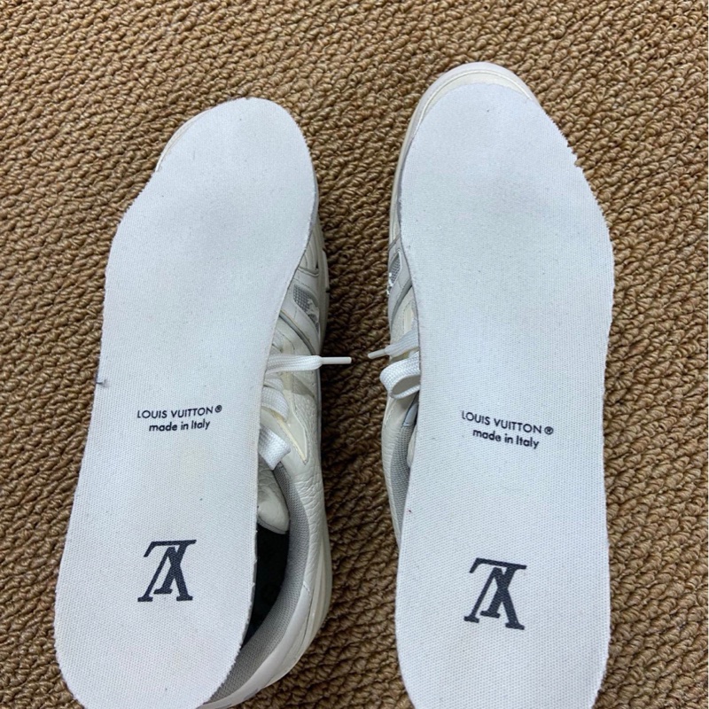 98新LV路易威登Trainer白水泥色休閒鞋運動鞋-4