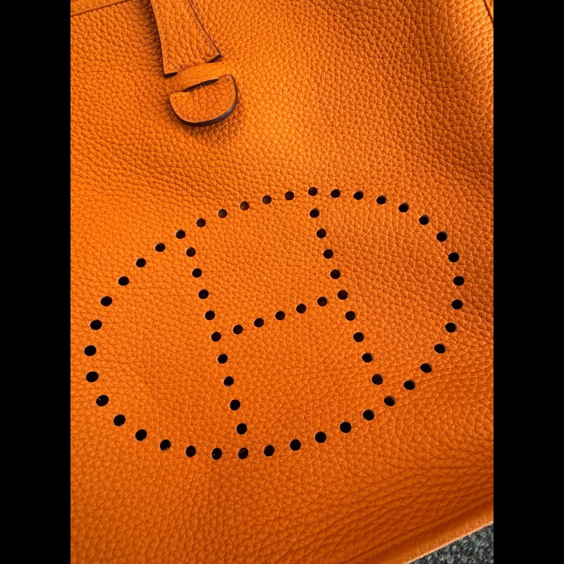 Hermes伊芙琳 29 銀扣 TC皮-7