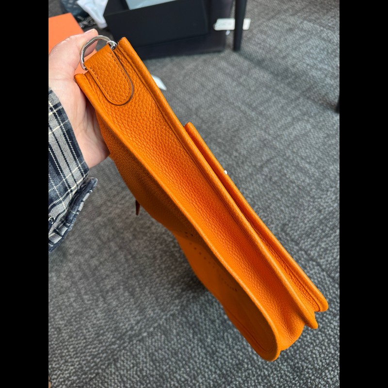 Hermes伊芙琳 29 銀扣 TC皮-12