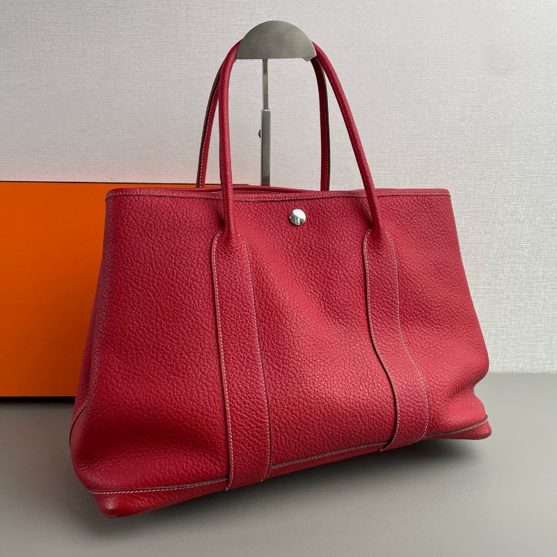 HERMES愛馬仕 Garden Party36 手提包 框刻-1