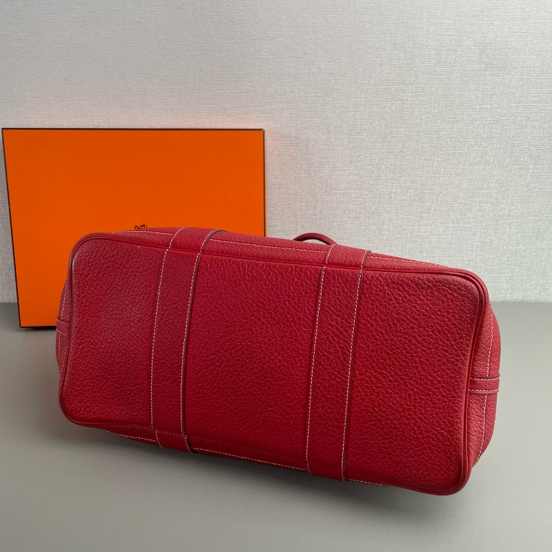 HERMES愛馬仕 Garden Party36 手提包 框刻-5