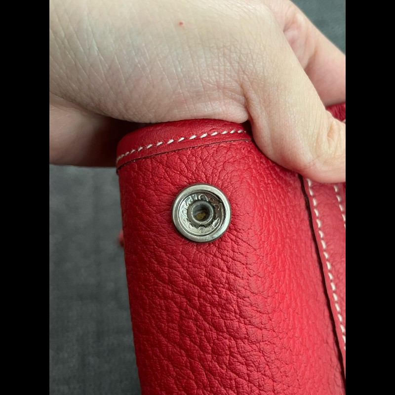 HERMES愛馬仕 Garden Party36 手提包 框刻-11