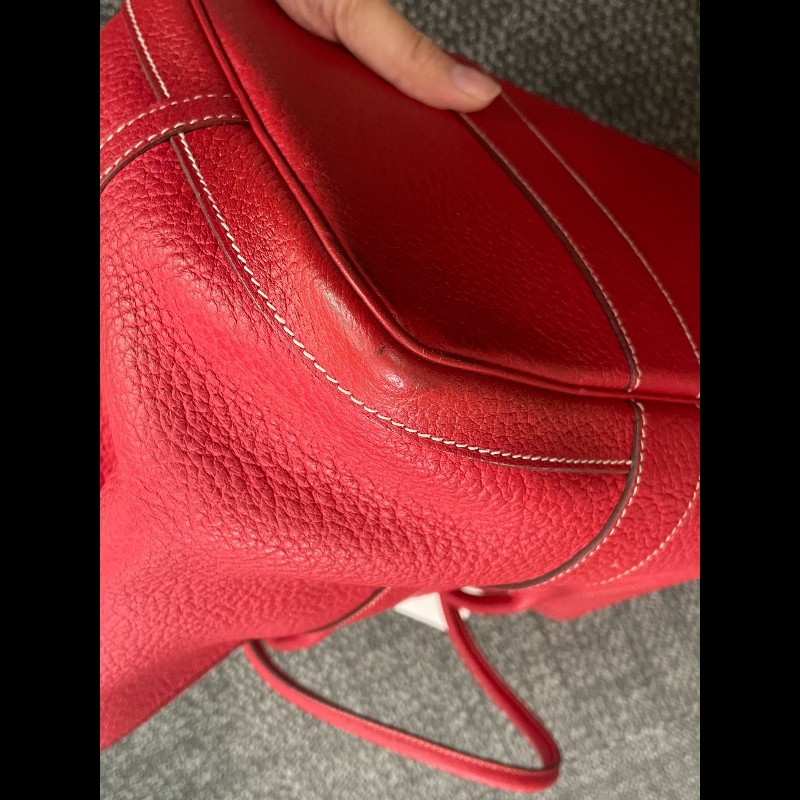 HERMES愛馬仕 Garden Party36 手提包 框刻-12