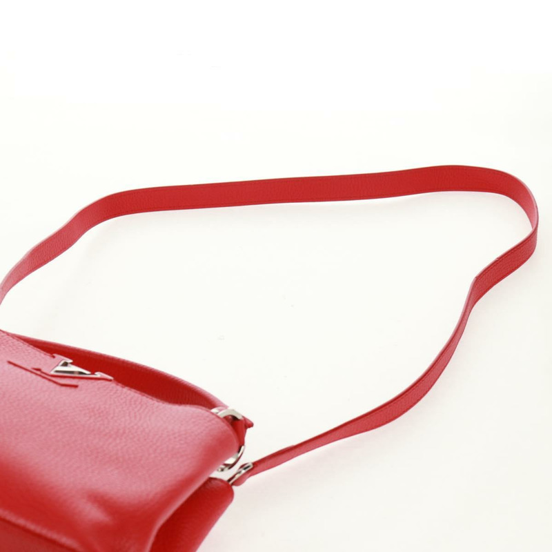 【日本直送】路易威登 Capisine PM 手提包 皮革 紅色 M42237 LV 正品 ka1173M-14