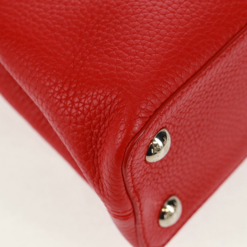 【日本直送】路易威登 Capisine PM 手提包 皮革 紅色 M42237 LV 正品 ka1173M-15