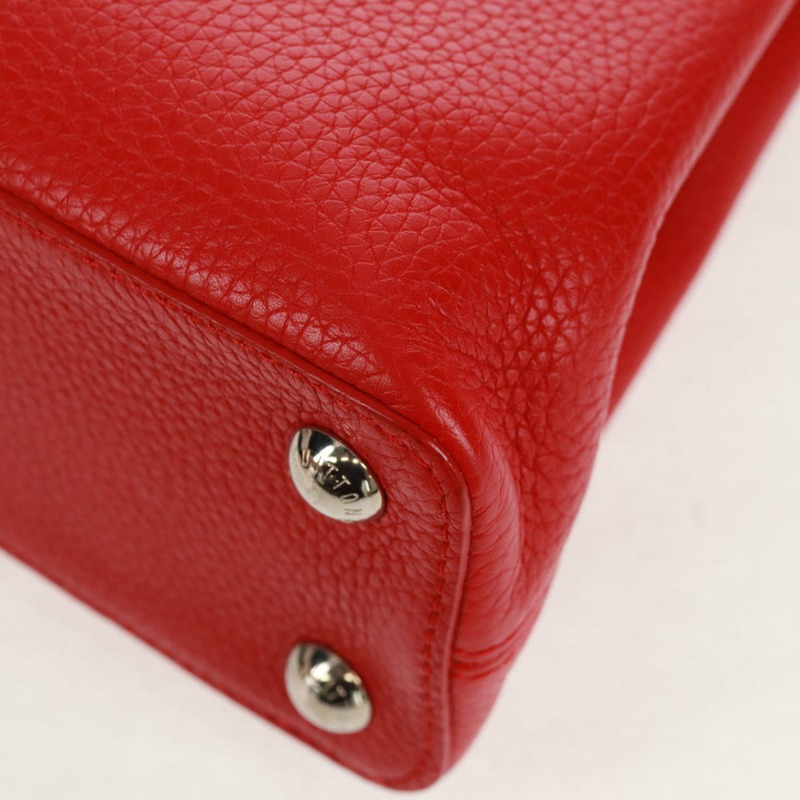 【日本直送】路易威登 Capisine PM 手提包 皮革 紅色 M42237 LV 正品 ka1173M-16