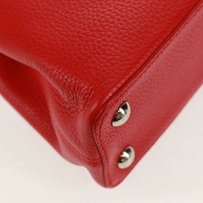 【日本直送】路易威登 Capisine PM 手提包 皮革 紅色 M42237 LV 正品 ka1173M-17