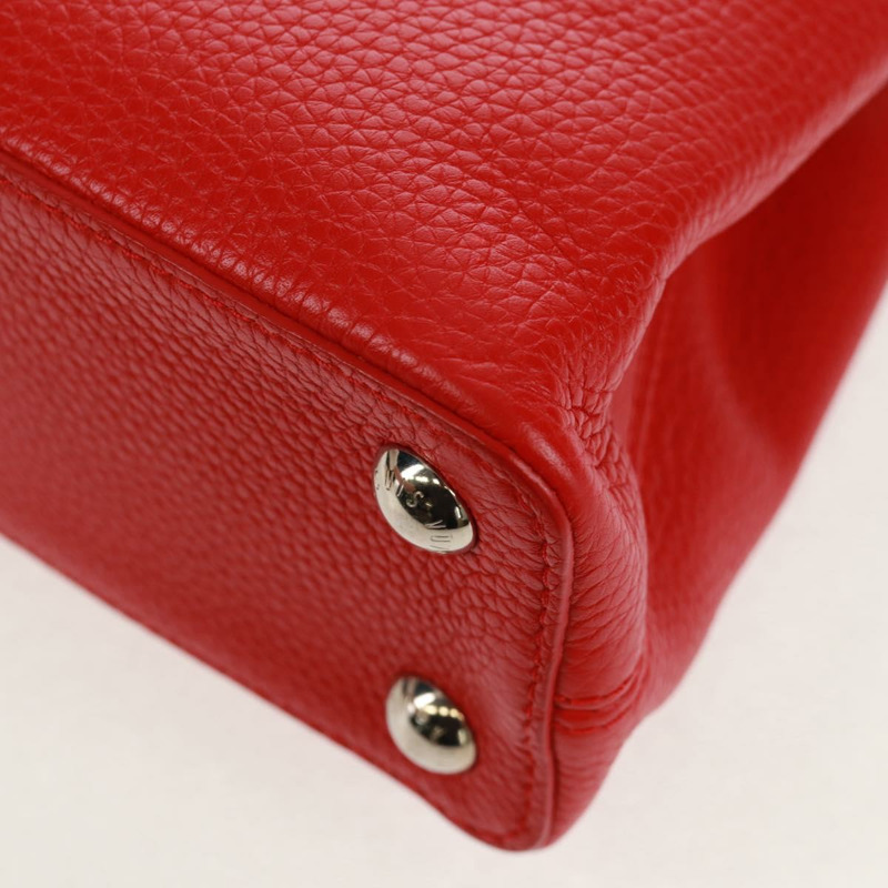 【日本直送】路易威登 Capisine PM 手提包 皮革 紅色 M42237 LV 正品 ka1173M-18