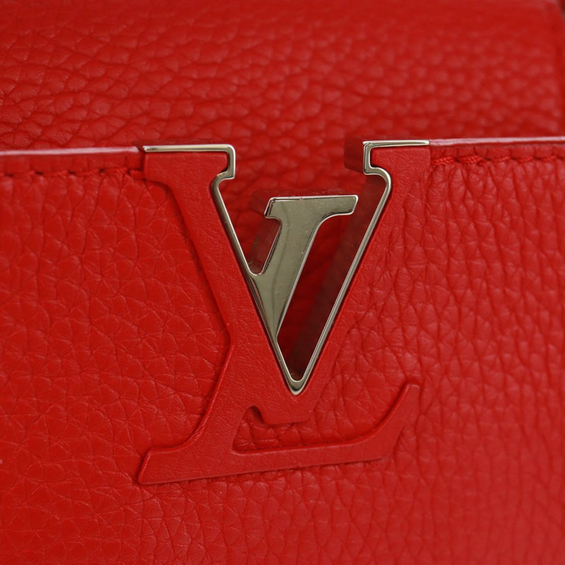 【日本直送】路易威登 Capisine PM 手提包 皮革 紅色 M42237 LV 正品 ka1173M-19