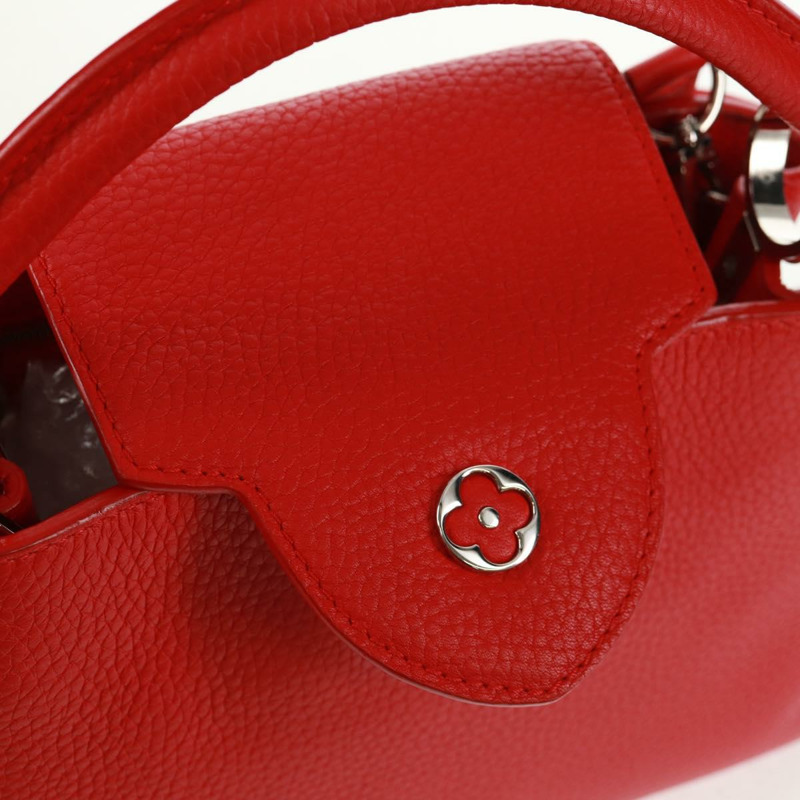 【日本直送】路易威登 Capisine PM 手提包 皮革 紅色 M42237 LV 正品 ka1173M-20