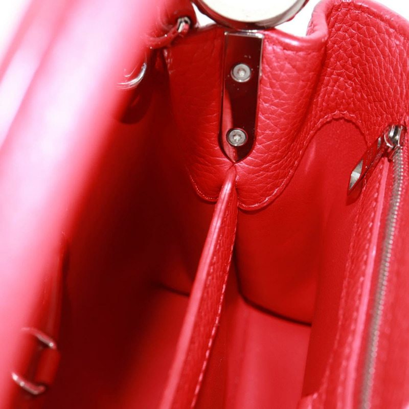 【日本直送】路易威登 Capisine PM 手提包 皮革 紅色 M42237 LV 正品 ka1173M-25