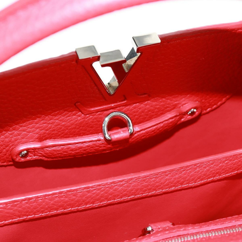 【日本直送】路易威登 Capisine PM 手提包 皮革 紅色 M42237 LV 正品 ka1173M-26