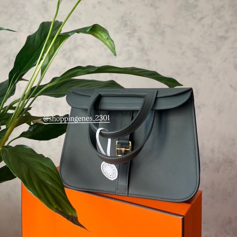 愛馬仕 Hermes halzan mini 紅樹林綠 灰綠色 金釦❗️尚未抵台
