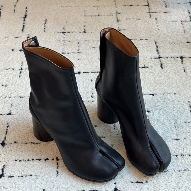 Maison Margiela 黑色羊皮tabi靴8cm 現貨碼數36/36.5/37/37.5/38/38.5/39/39.5-0