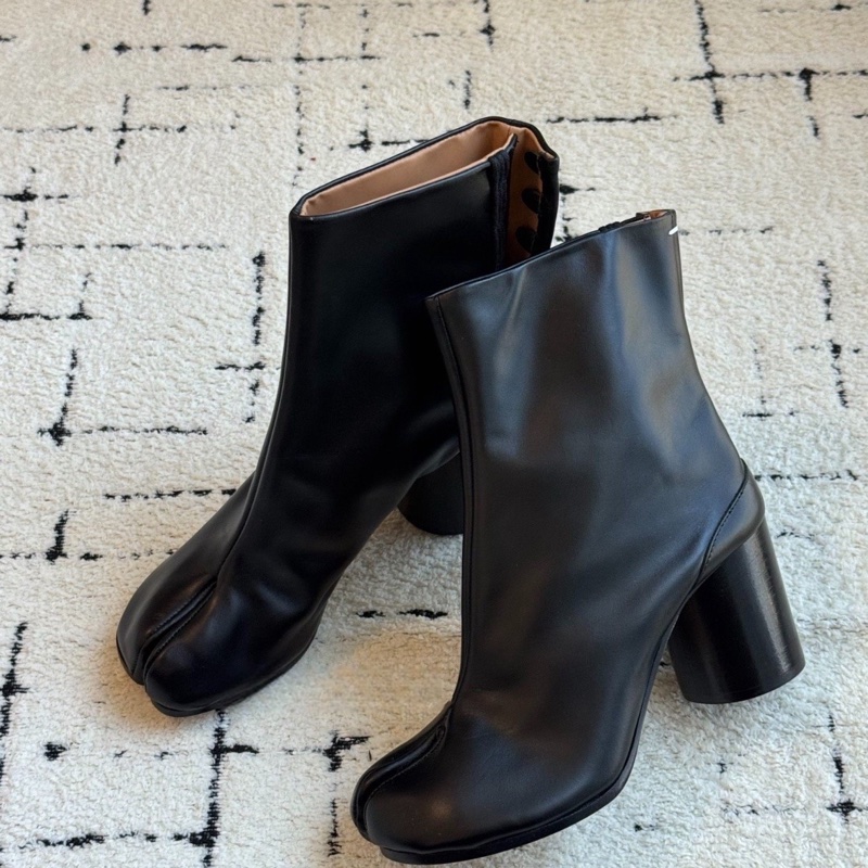 Maison Margiela 黑色羊皮tabi靴8cm 現貨碼數36/36.5/37/37.5/38/38.5/39/39.5-1