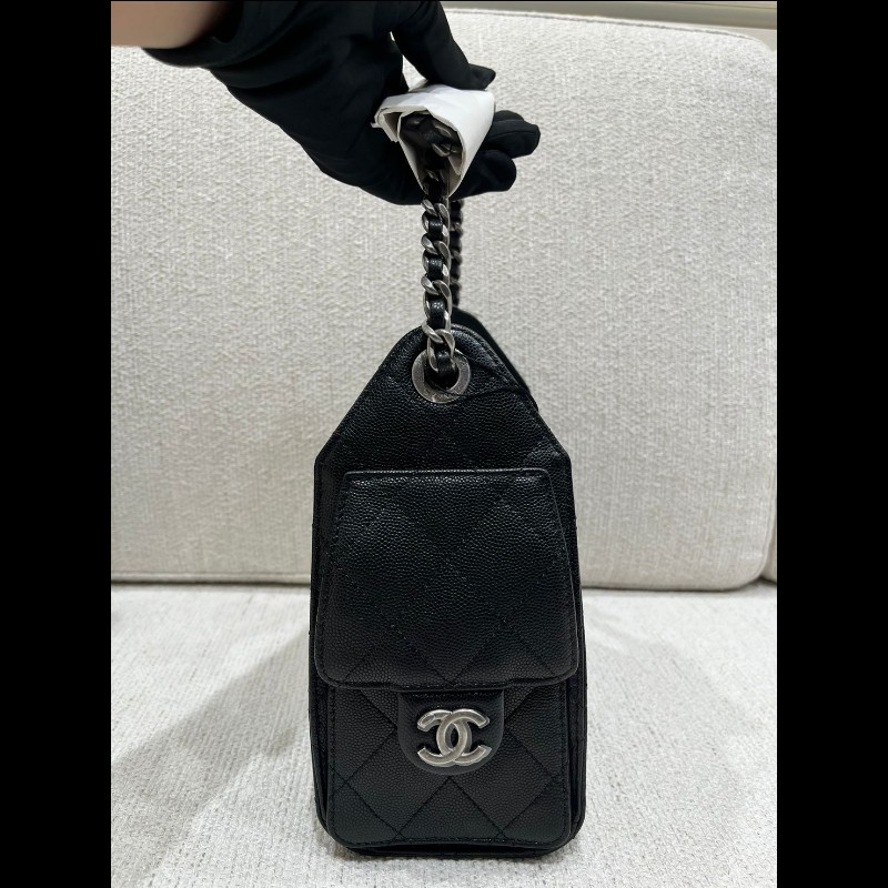 🖤 CHANEL 26C Mini 25Bag 荔枝銀鍊|現貨下單區🖤-2