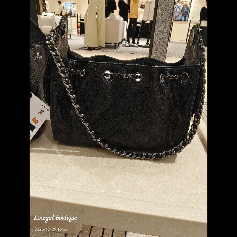 🖤 CHANEL 26C Mini 25Bag 荔枝銀鍊|現貨下單區🖤-4