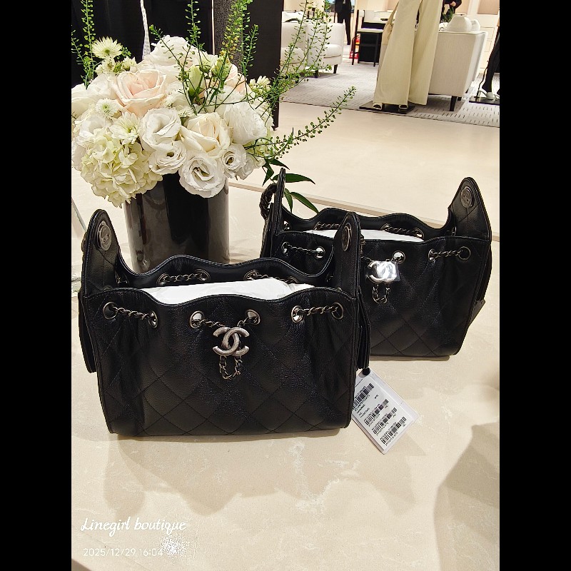 🖤 CHANEL 26C Mini 25Bag 荔枝銀鍊|現貨下單區🖤-7