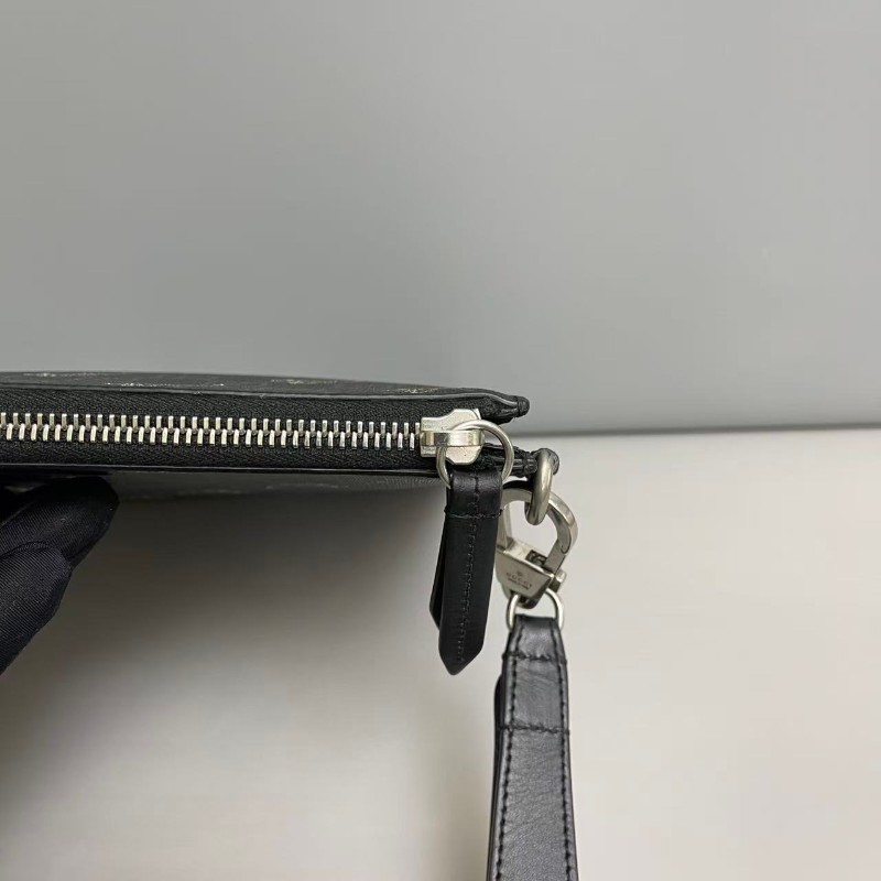 Gucci古馳 老虎印花男士手拿包手包-7