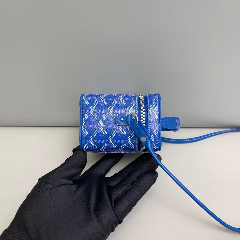 Goyard muse nano藍色印花盒子包-2