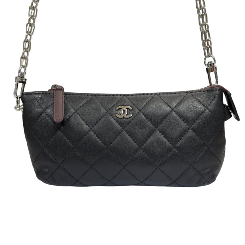 CHANEL *自加鏈>送無品牌扣+無品牌鏈帶* 斜揹袋-3