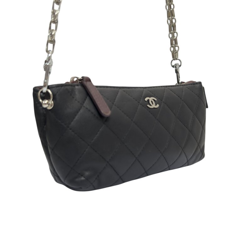 CHANEL *自加鏈>送無品牌扣+無品牌鏈帶* 斜揹袋-6