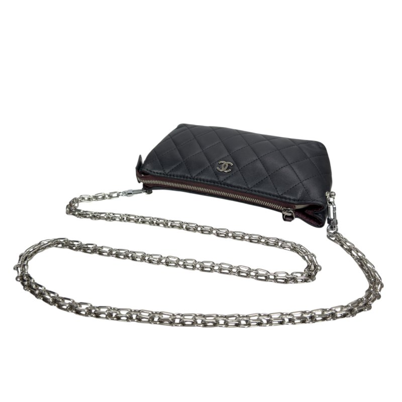 CHANEL *自加鏈>送無品牌扣+無品牌鏈帶* 斜揹袋-16