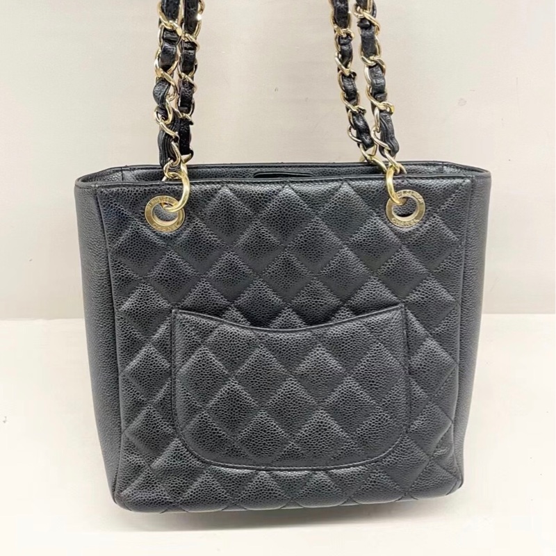 ✨全網最平 Chanel PST 黑金 荔枝皮 90%新-1