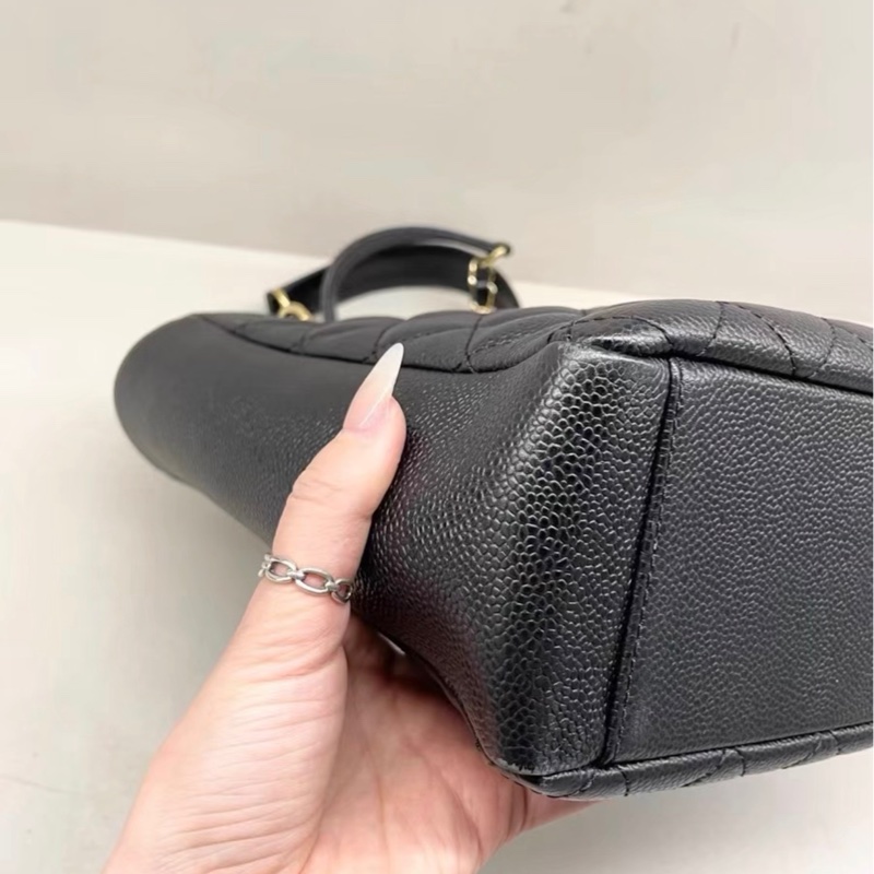 ✨全網最平 Chanel PST 黑金 荔枝皮 90%新-5