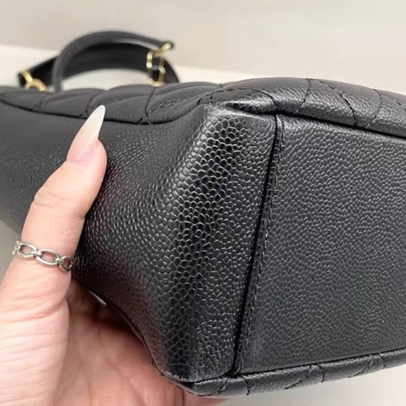 ✨全網最平 Chanel PST 黑金 荔枝皮 90%新-8