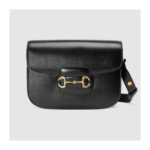 GUCCI Horsebit 1955 小號單肩包 602204 1DB0G 1000