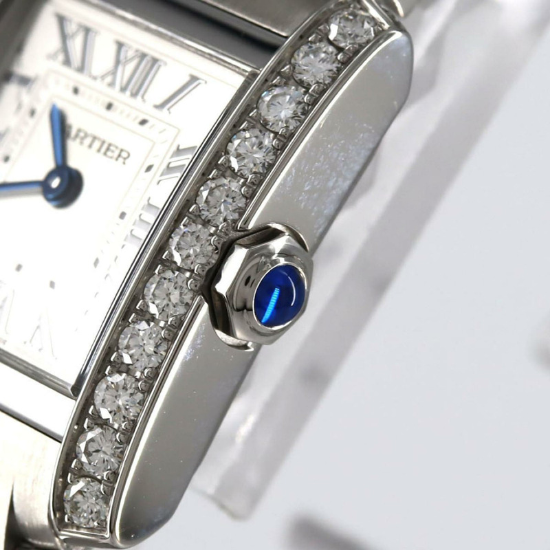 卡地亞 Tank Française SM D W4TA0020 不鏽鋼石英錶-3