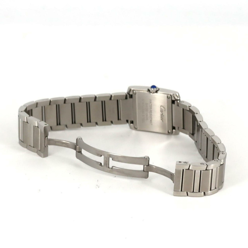 卡地亞 Tank Française SM D W4TA0020 不鏽鋼石英錶-7