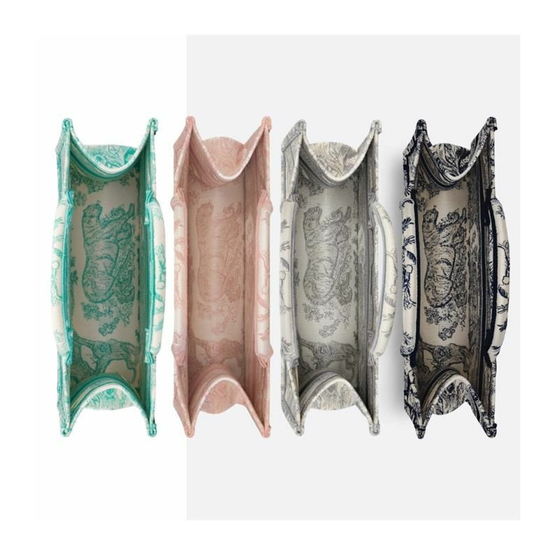 DIOR 中號 Book Tote 刺繡 Toile de Jouy-2