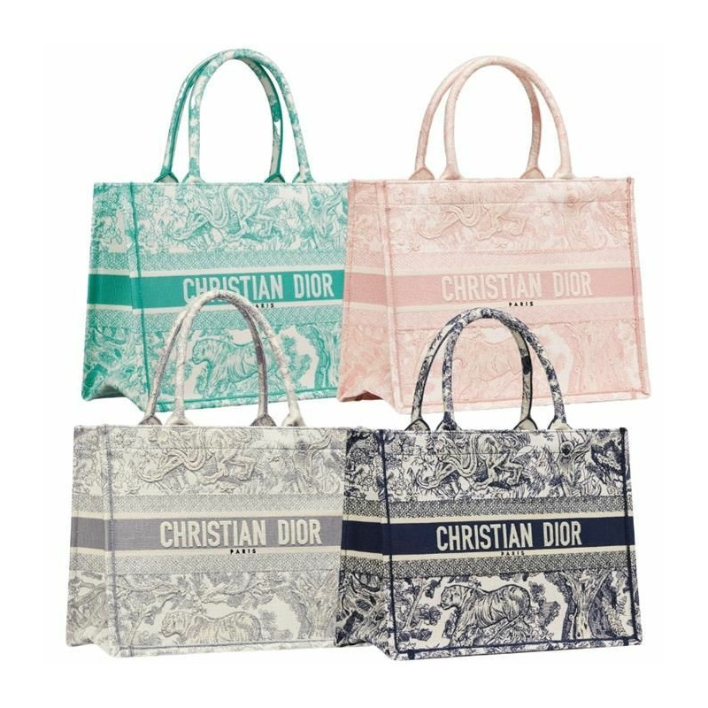 DIOR 中號 Book Tote 刺繡 Toile de Jouy-11